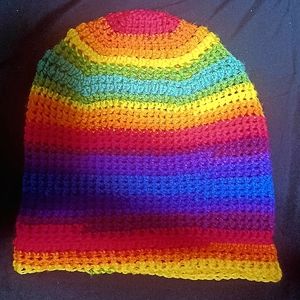 Rainbow beanie
